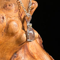Labradorite & Moldavite Necklace Sterling Silver #8697-Moldavite Life