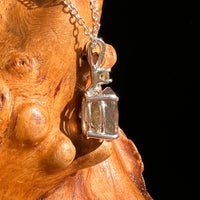 Labradorite & Moldavite Necklace Sterling Silver #8886-Moldavite Life