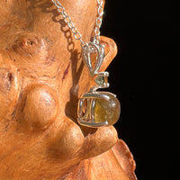 Labradorite & Moldavite Necklace Sterling Silver #8896-Moldavite Life