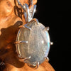 Labradorite & Moldavite Pendant Sterling Silver #6549