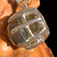 Labradorite & Moldavite Pendant Sterling Silver "Hidden Gem" #8893-Moldavite Life