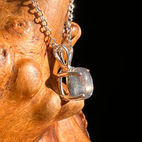 Labradorite Necklace Sterling Silver #8720-Moldavite Life