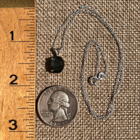 Labradorite Necklace Sterling Silver #8906-Moldavite Life
