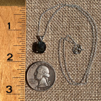 Labradorite Necklace Sterling Silver #8908-Moldavite Life