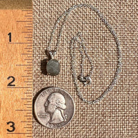 Labradorite Necklace Sterling Silver #8909-Moldavite Life