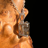 Labradorite Necklace Sterling Silver #8910-Moldavite Life