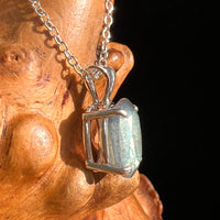 Labradorite Necklace Sterling Silver #8911-Moldavite Life