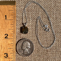 Labradorite Necklace Sterling Silver #8913-Moldavite Life