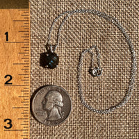 Labradorite Necklace Sterling Silver #8914-Moldavite Life