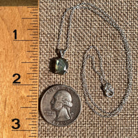 Labradorite Necklace Sterling Silver #8917-Moldavite Life
