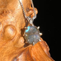 Labradorite Pendant Sterling Silver #5241-Moldavite Life