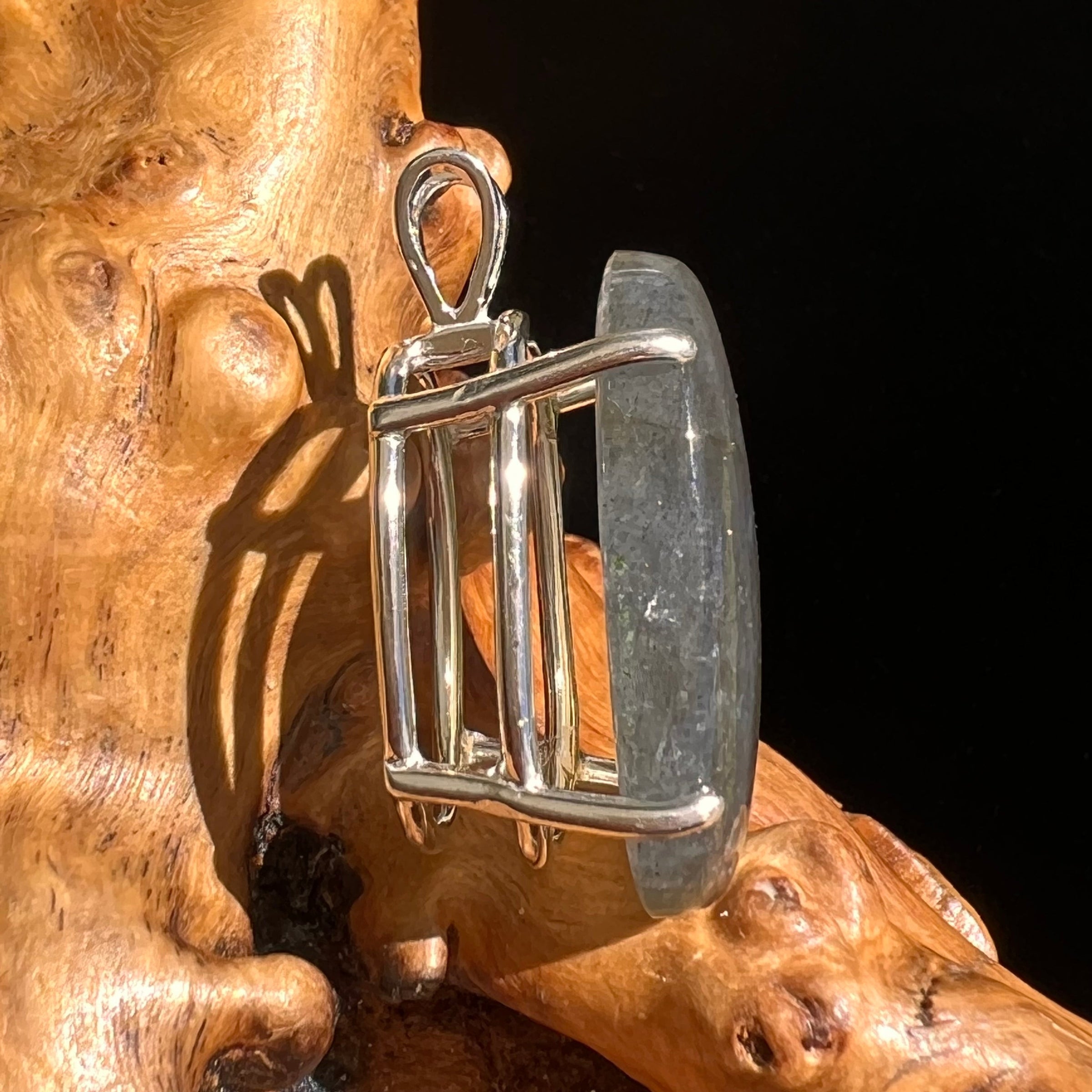 Labradorite Pendant Sterling Silver #5602-Moldavite Life
