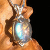 Labradorite Pendant Sterling Silver #6533