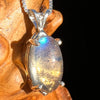 Labradorite Pendant Sterling Silver #6535