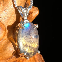 Labradorite Pendant Sterling Silver #6535