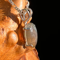 Labradorite Pendant Sterling Silver #8919-Moldavite Life