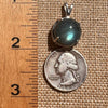 Labradorite Sphere Pendant Sterling Silver #5604-Moldavite Life