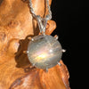 Labradorite Sphere Pendant Sterling Silver #5605-Moldavite Life