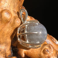 Labradorite Sphere Pendant Sterling Silver #5607-Moldavite Life