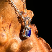 Lapis Lazuli Pear Necklace Sterling Silver #8558-Moldavite Life