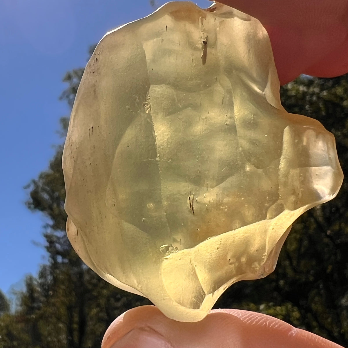 Large Libyan Desert Glass 75 grams #574-Moldavite Life