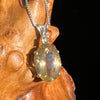 Lemon Quartz & Moldavite Necklace Sterling Silver #6262-Moldavite Life