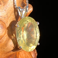 Lemon Quartz Pendant Sterling Silver #6263-Moldavite Life