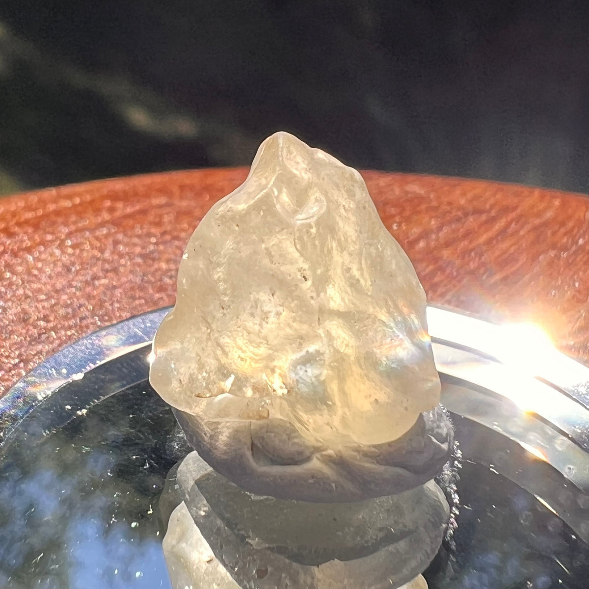Libyan Desert Glass 1 gram #607-Moldavite Life