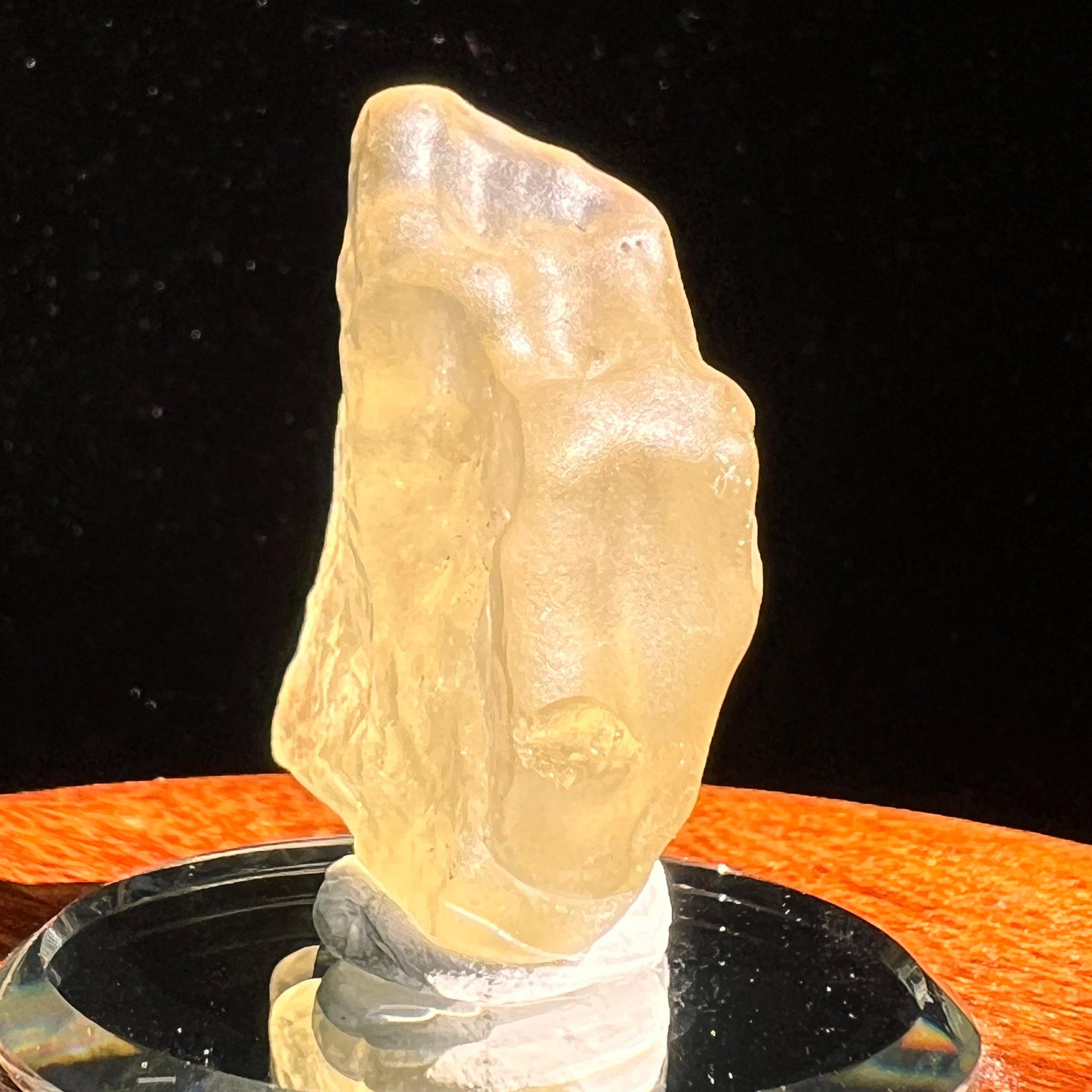 Libyan Desert Glass 12.8 grams #502-Moldavite Life