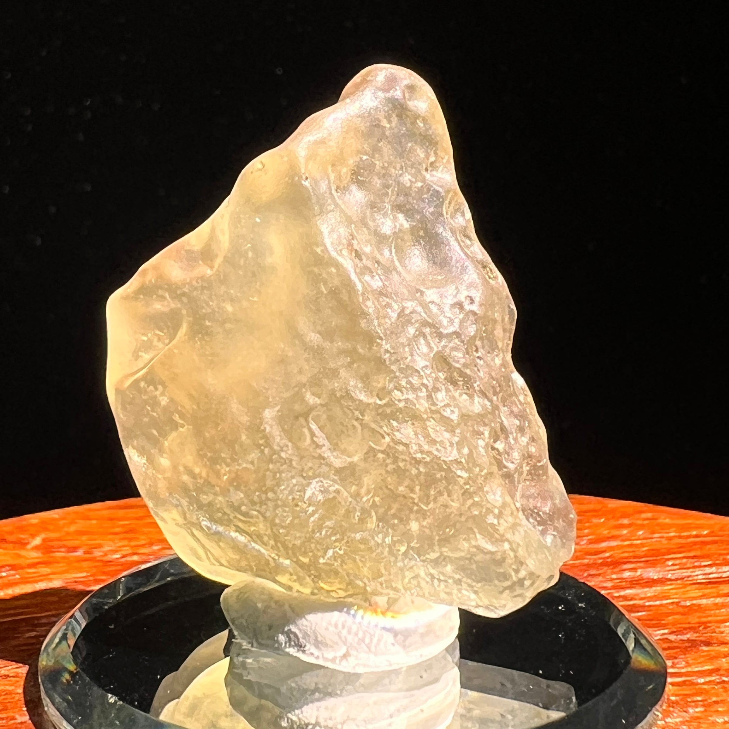 Libyan Desert Glass 12.8 grams #502-Moldavite Life