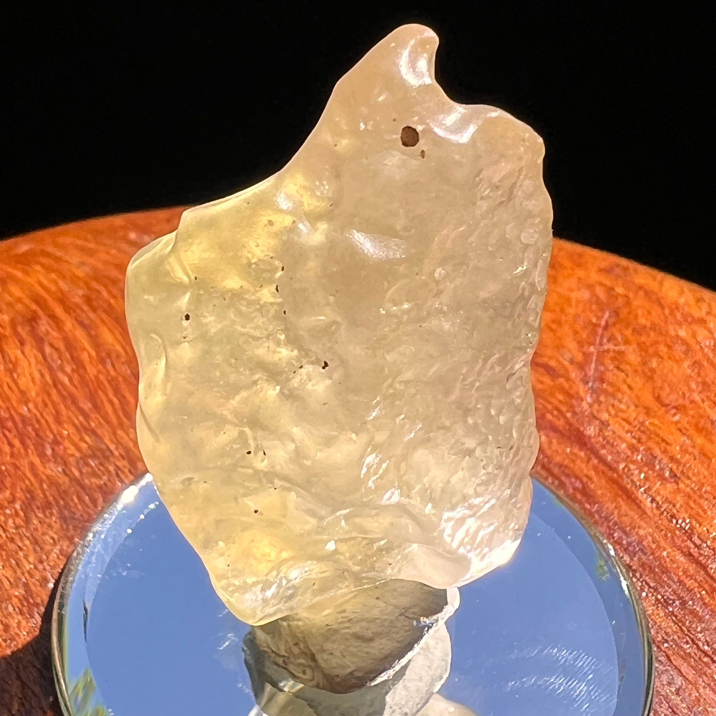 Libyan Desert Glass 13.9 grams #508-Moldavite Life