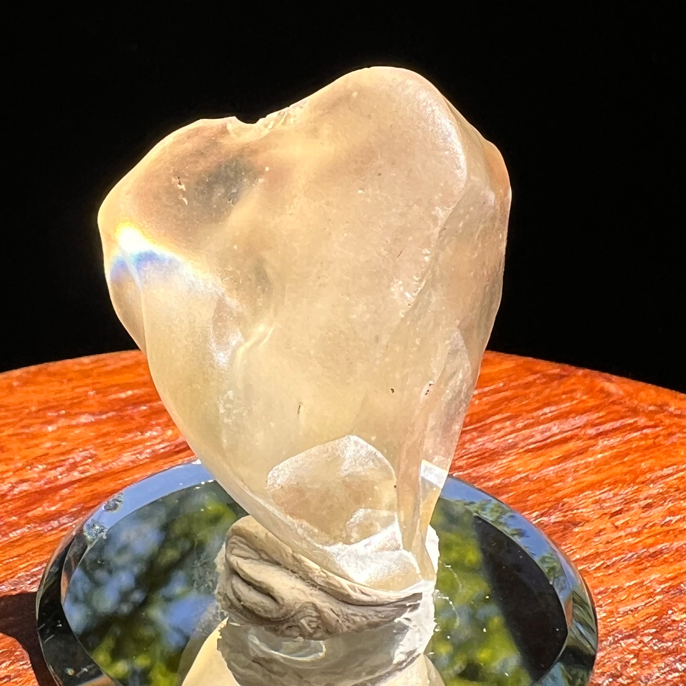 Libyan Desert Glass 14.8 grams #516-Moldavite Life