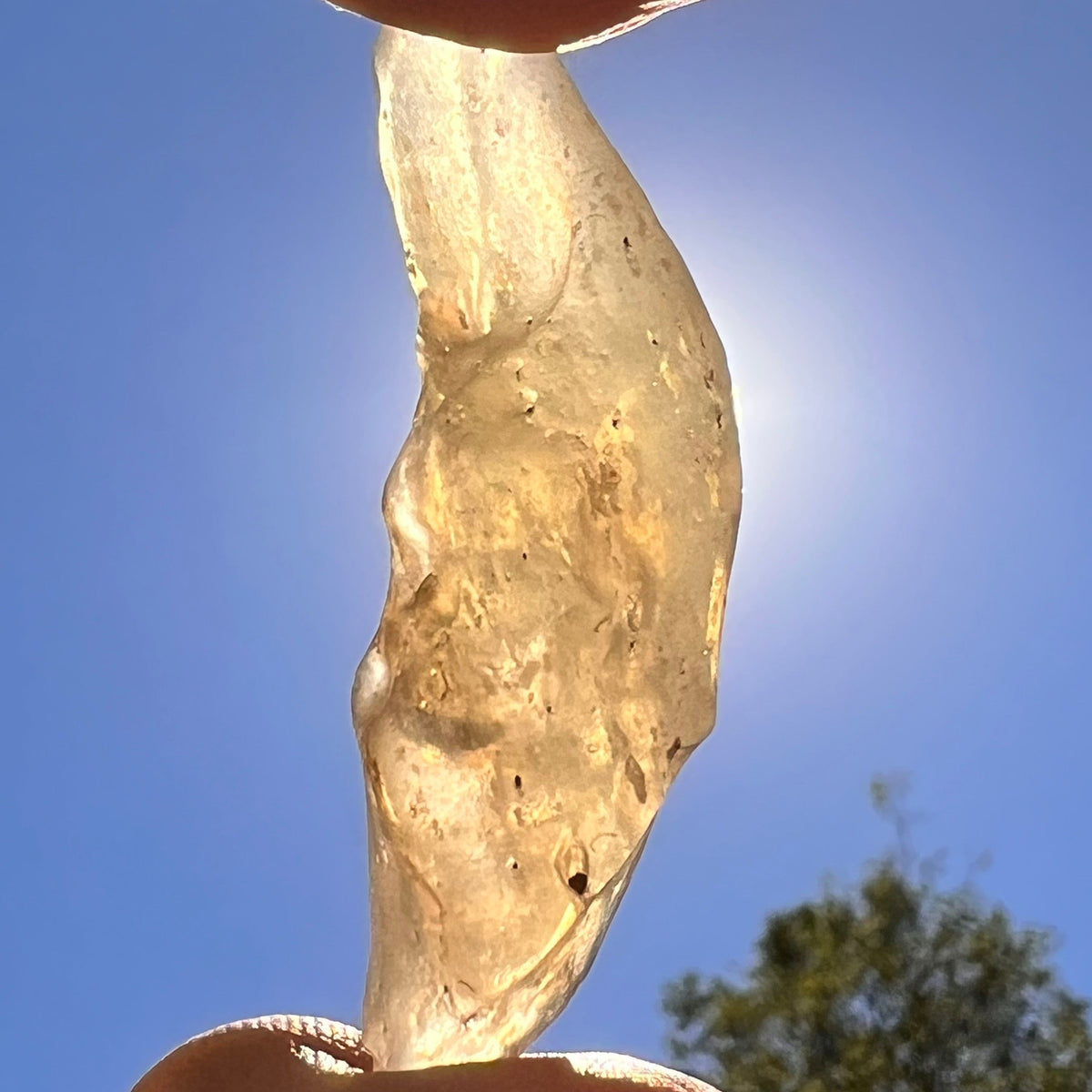 Libyan Desert Glass 15 grams #589-Moldavite Life