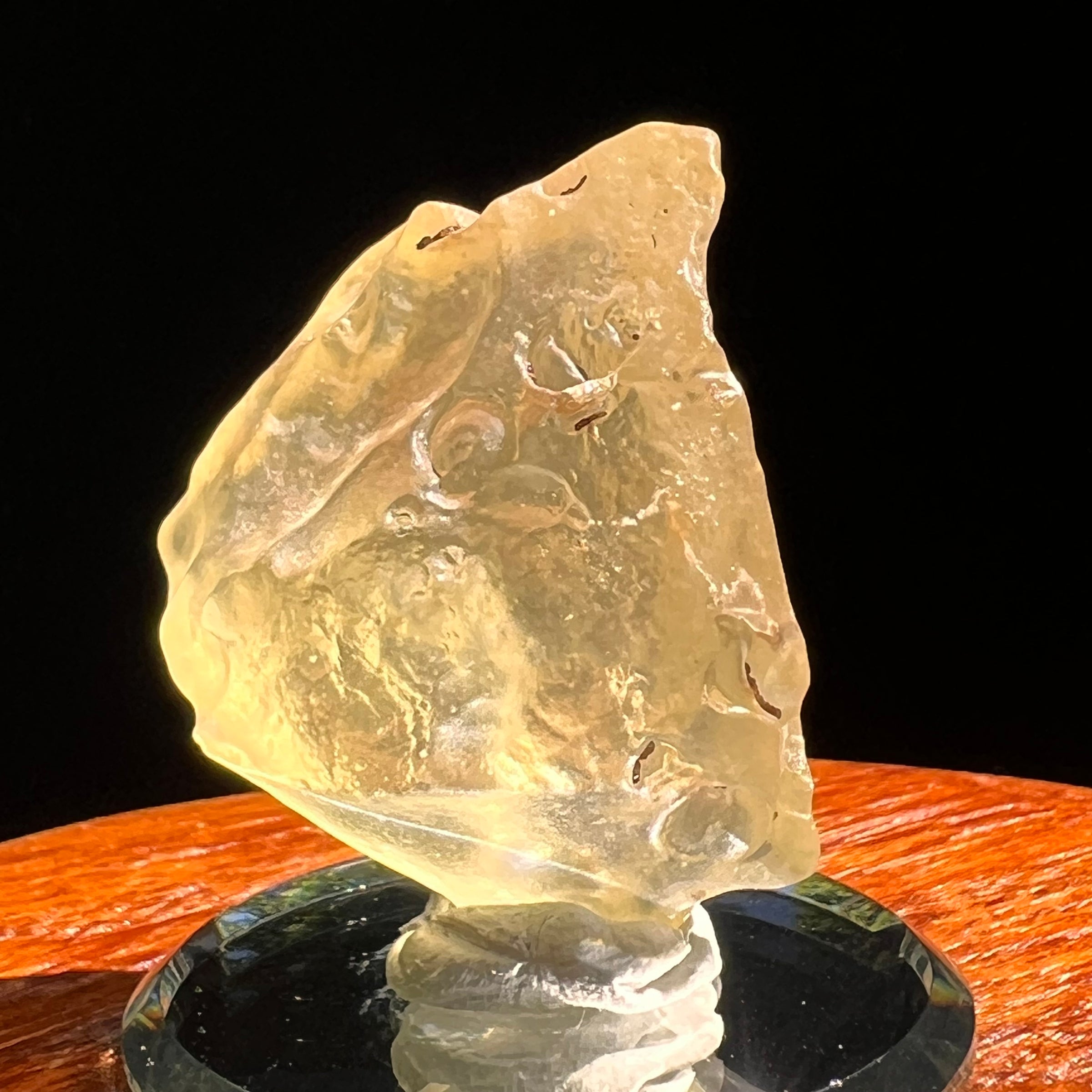 Libyan Desert Glass 15.3 grams #506-Moldavite Life