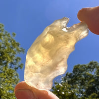 Libyan Desert Glass 15.3 grams #520-Moldavite Life