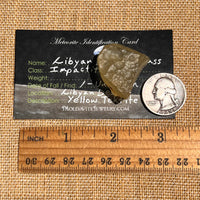 Libyan Desert Glass 16.4 grams #513-Moldavite Life