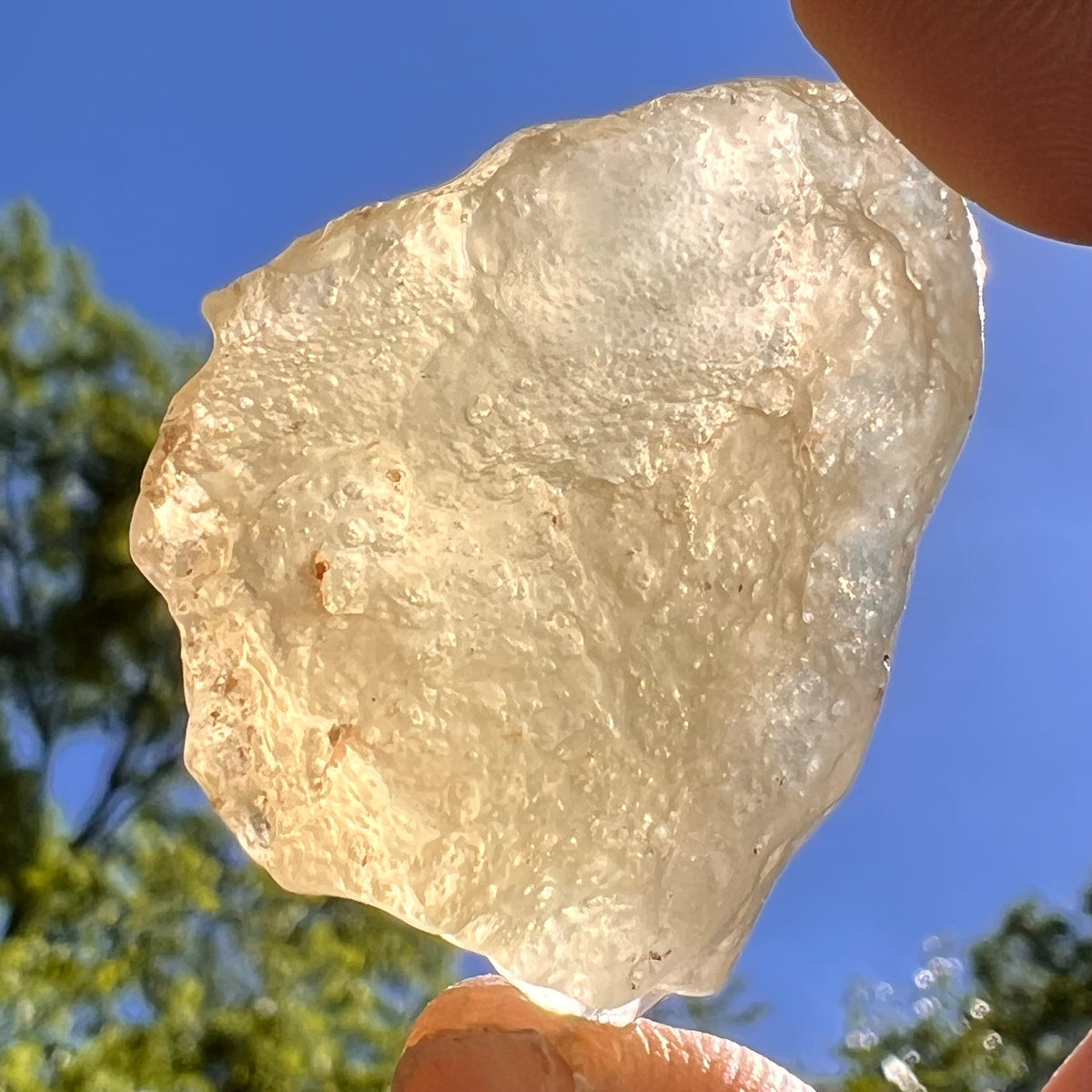 Libyan Desert Glass 17.4 grams #503-Moldavite Life