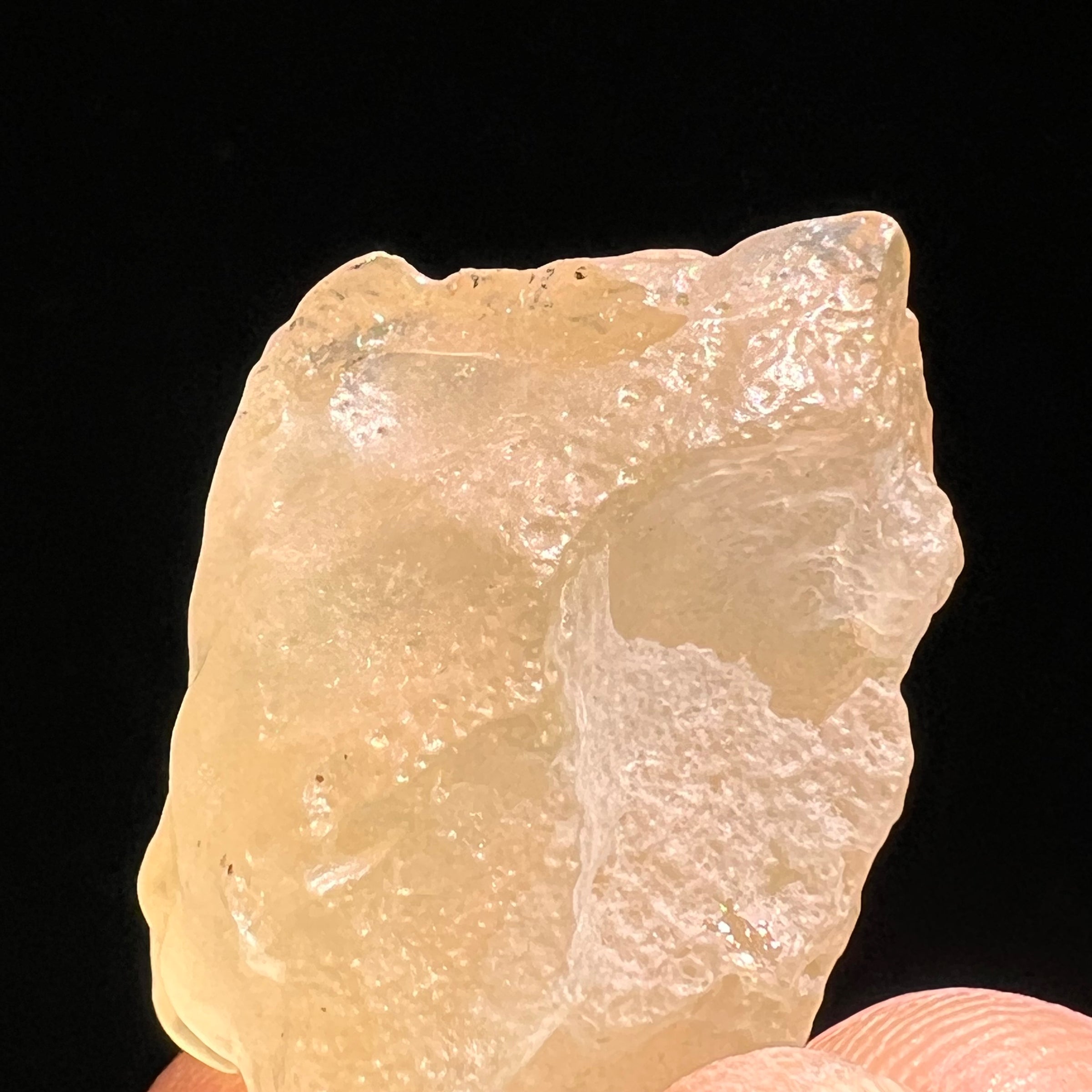 Libyan Desert Glass 17.4 grams #503-Moldavite Life