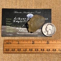 Libyan Desert Glass 17.4 grams #503-Moldavite Life