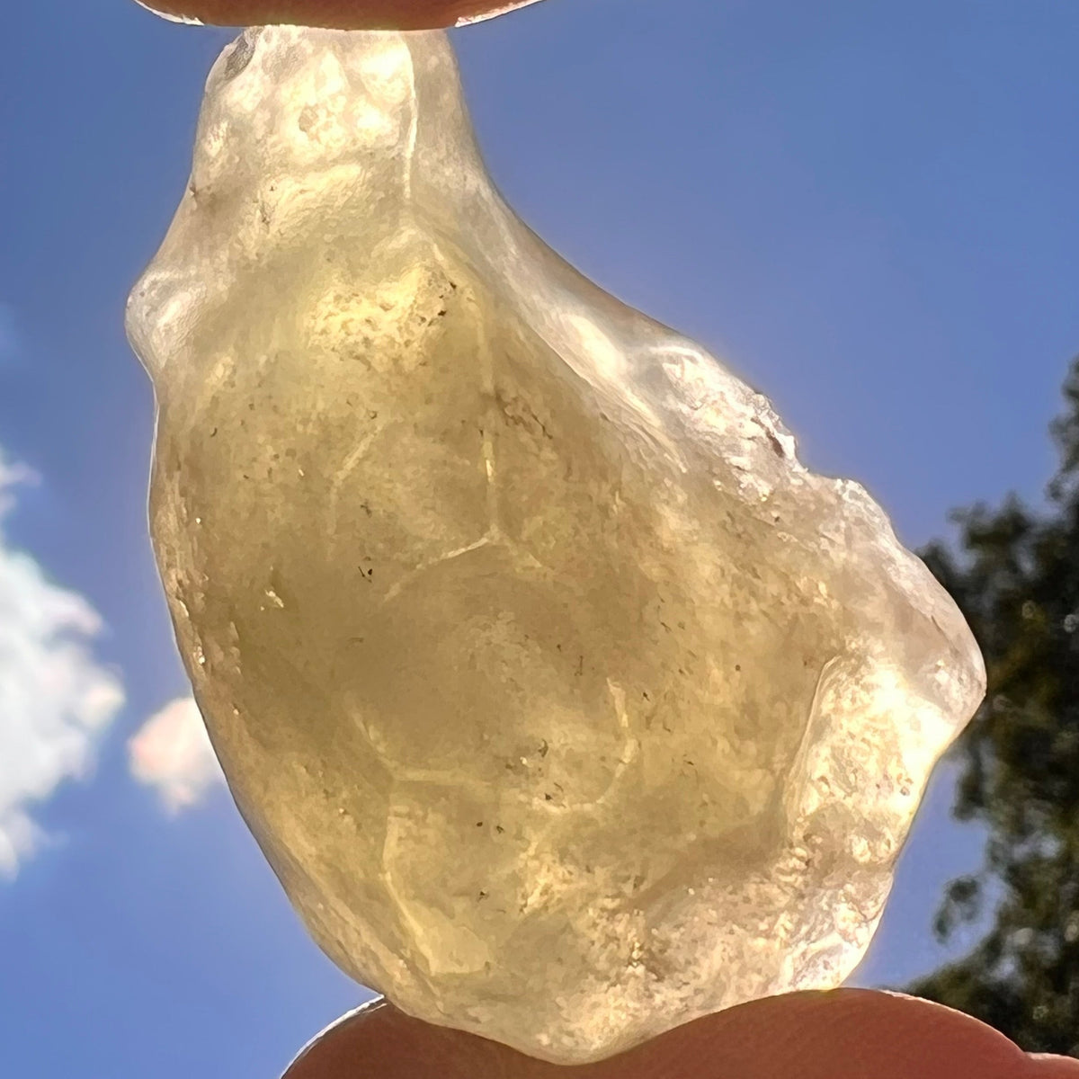 Libyan Desert Glass 23 grams #595-Moldavite Life