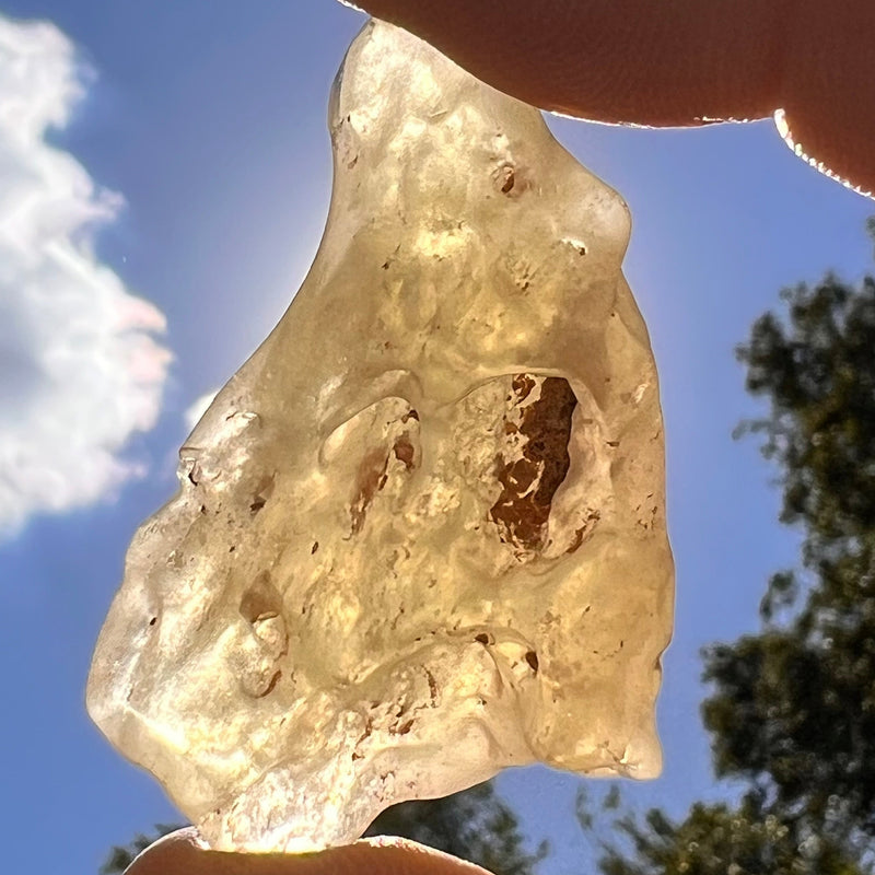 Libyan Desert Glass 23 grams #595-Moldavite Life