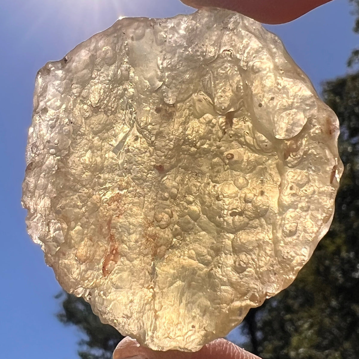 Libyan Desert Glass 38 grams #583-Moldavite Life
