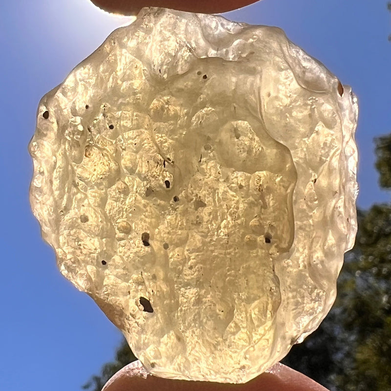 Libyan Desert Glass 38 grams #583-Moldavite Life