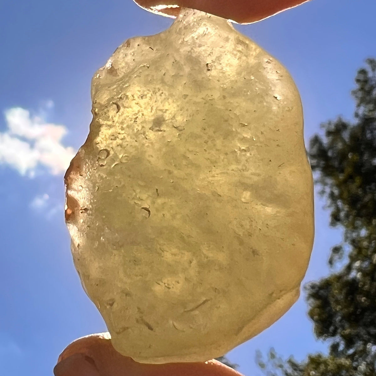 Libyan Desert Glass 42 grams #596-Moldavite Life