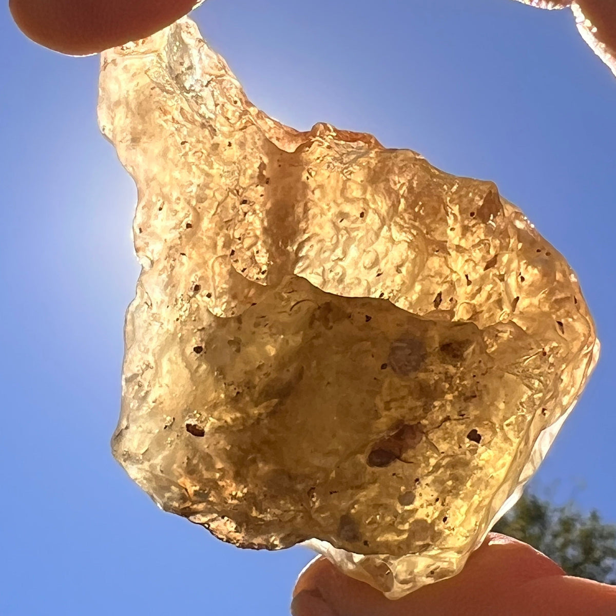 Libyan Desert Glass 49 grams #579-Moldavite Life