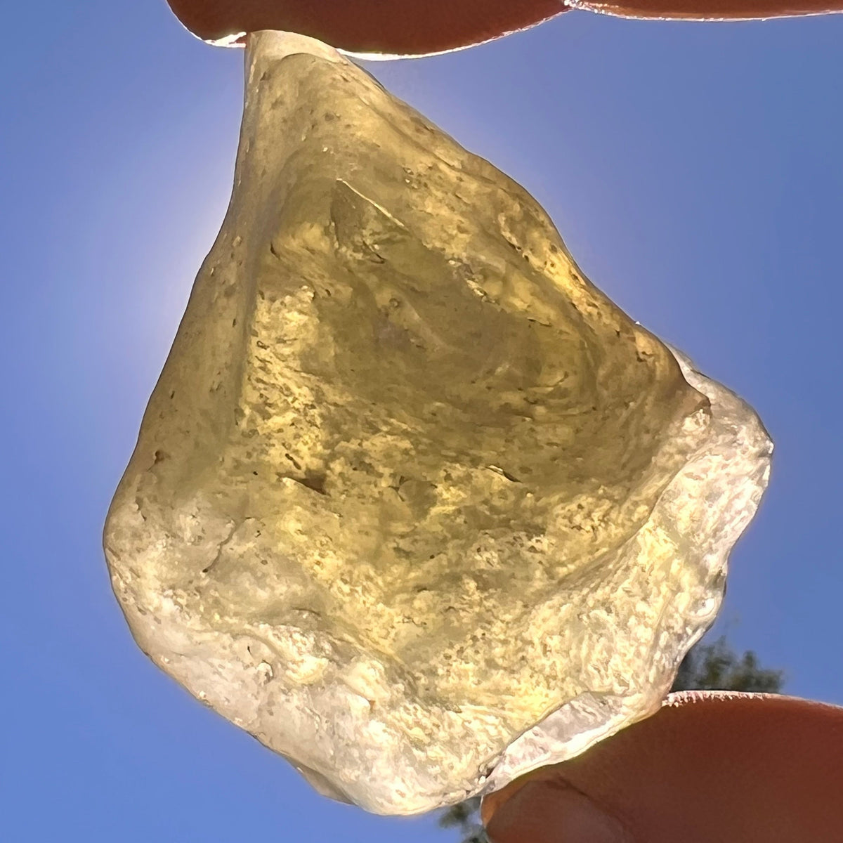 Libyan Desert Glass 52 grams #581-Moldavite Life