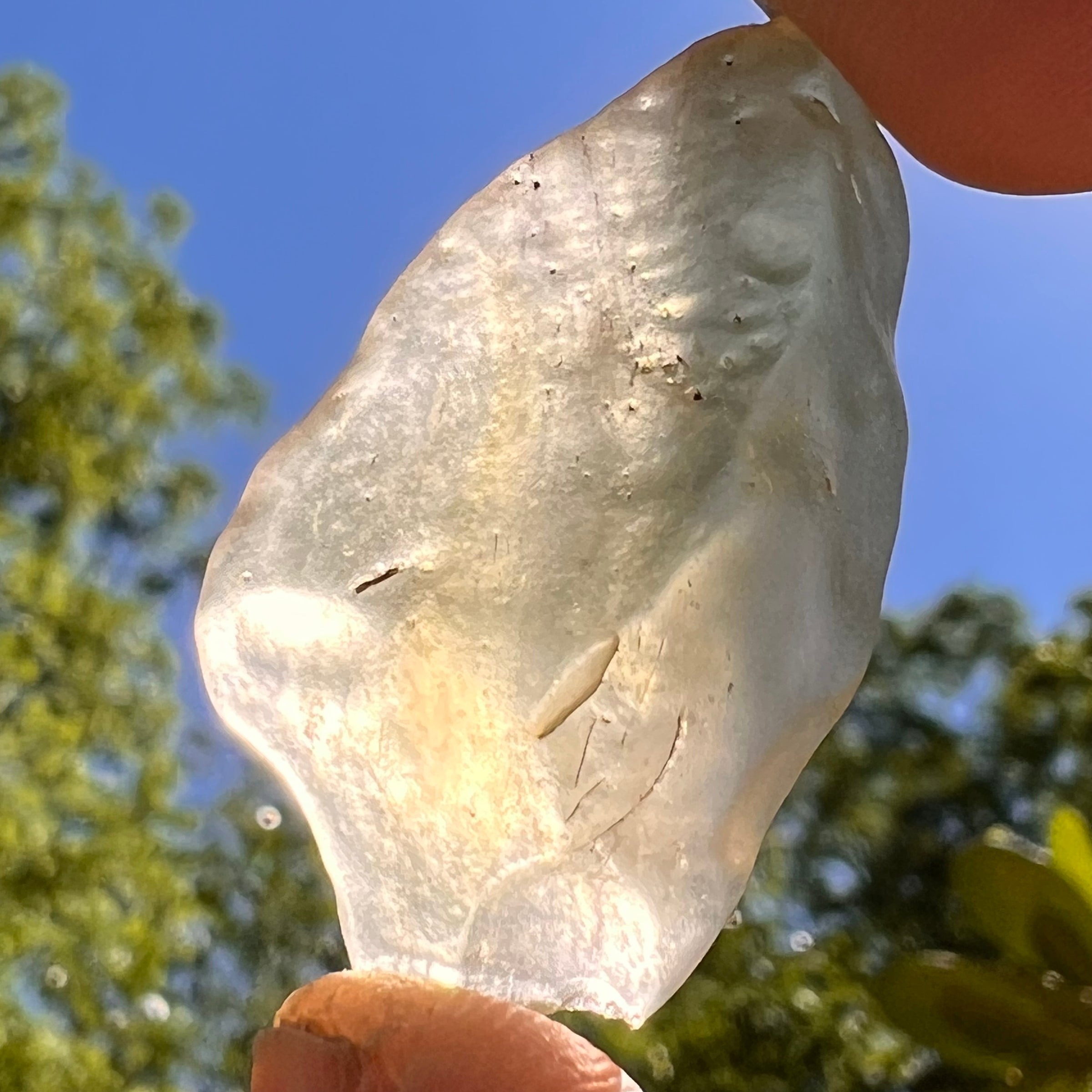 Libyan Desert Glass 5.9 grams #501-Moldavite Life