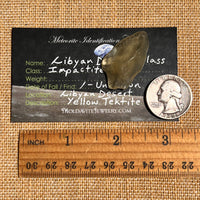 Libyan Desert Glass 5.9 grams #501-Moldavite Life