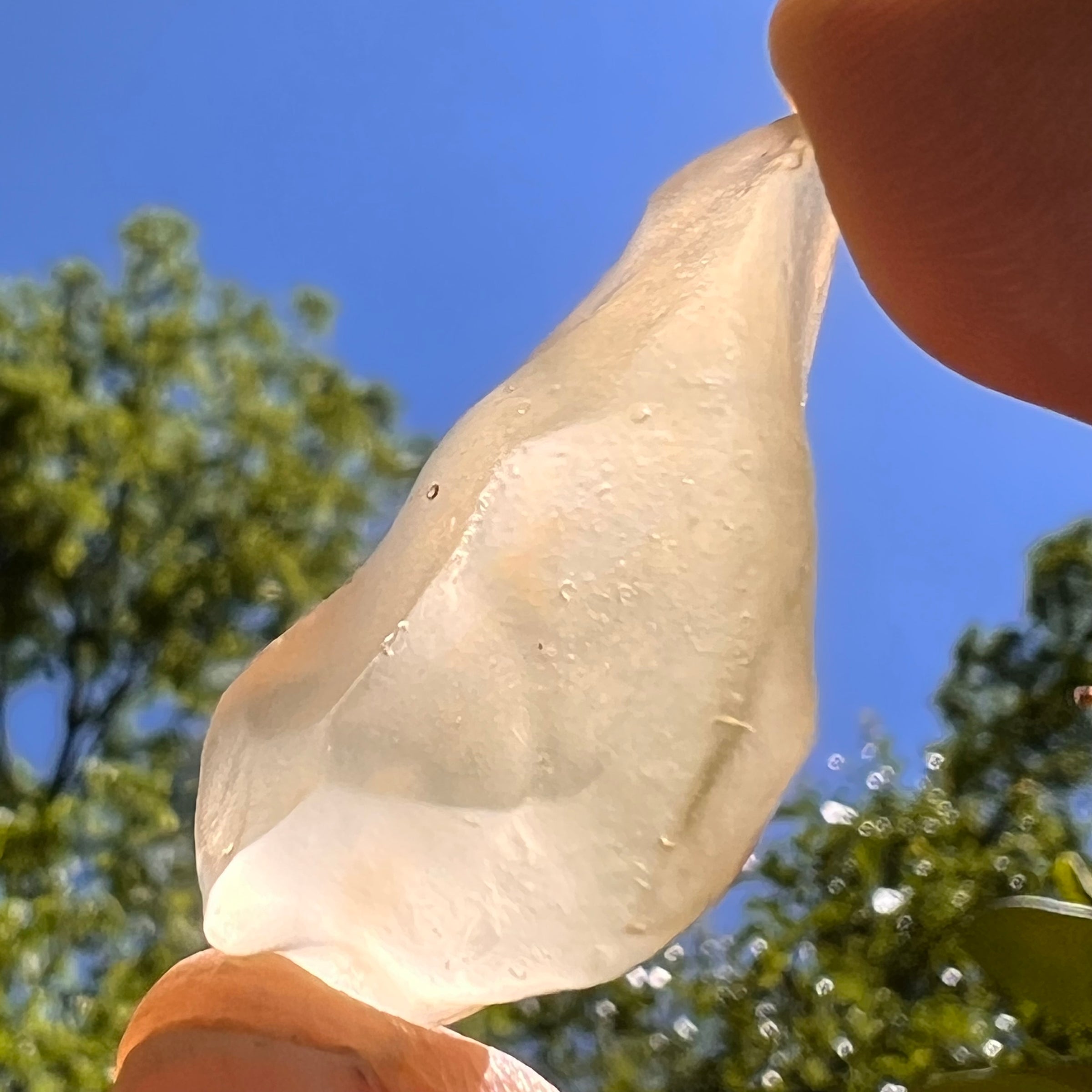 Libyan Desert Glass 9 grams #507-Moldavite Life