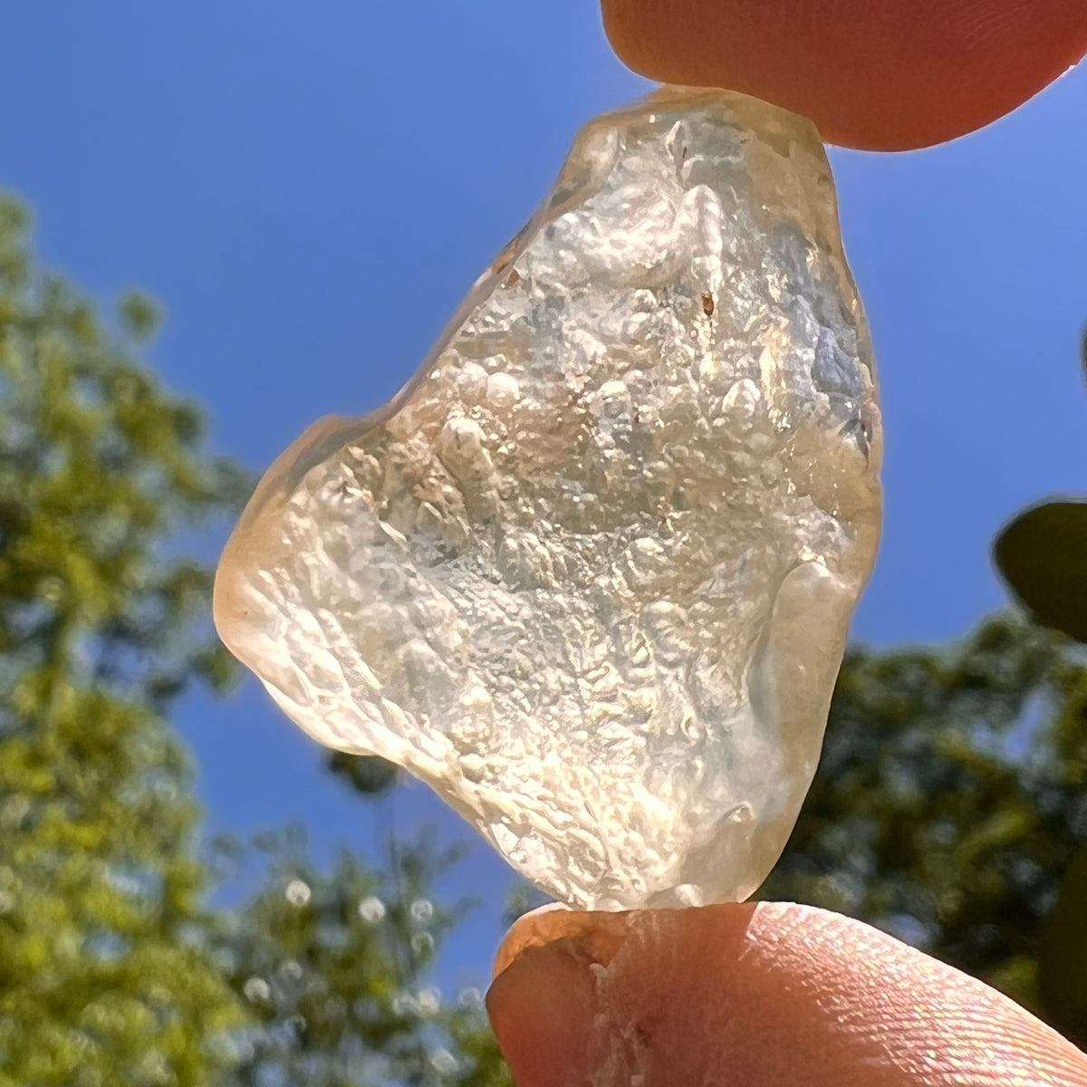 Libyan Desert Glass 9.3 grams #518-Moldavite Life
